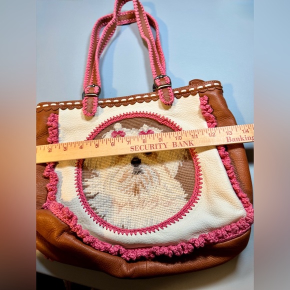 Vintage Isabella Fiore Dog Purse-Leather - Picture 9 of 13